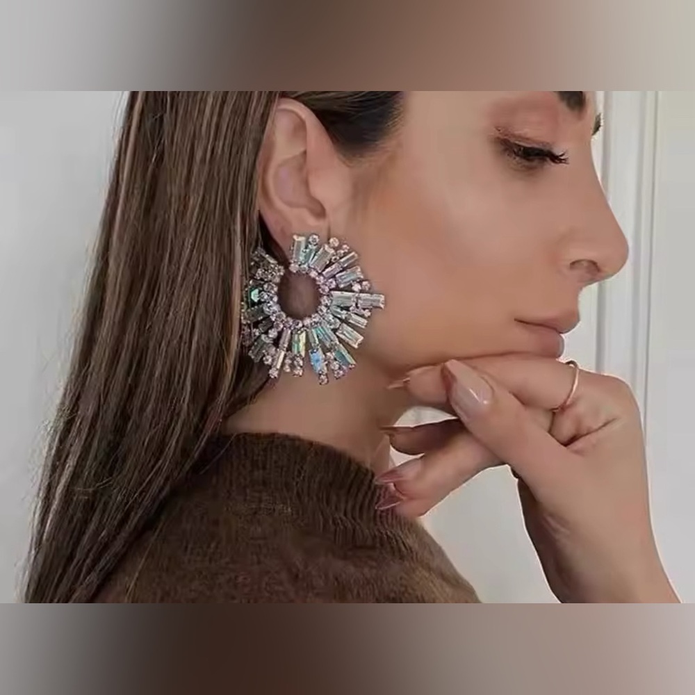 Snow flake earrings